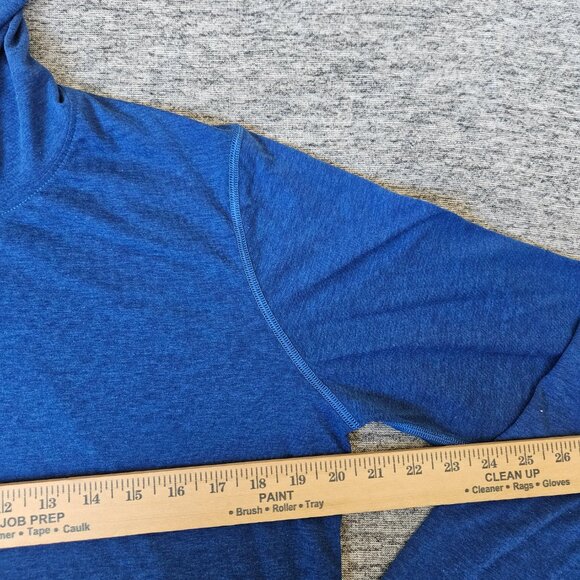 Stio Hoodie Shirt Jersey Blue Performance Stretch Hiking Pullover Womens Large - Picture 11 of 12